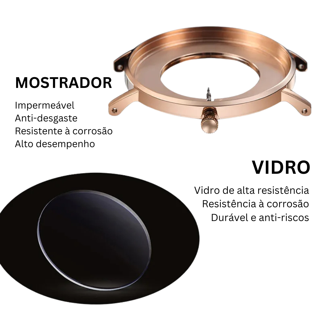 Relógio Minos MARTIN CH01 Minimalista