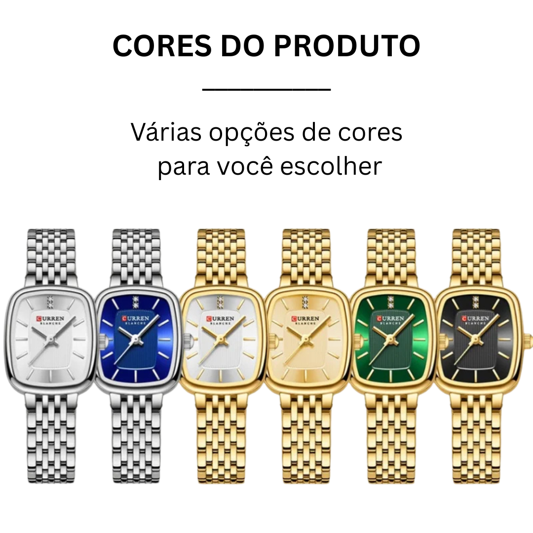 Relógio Minos Feminino Elegância Minimalista