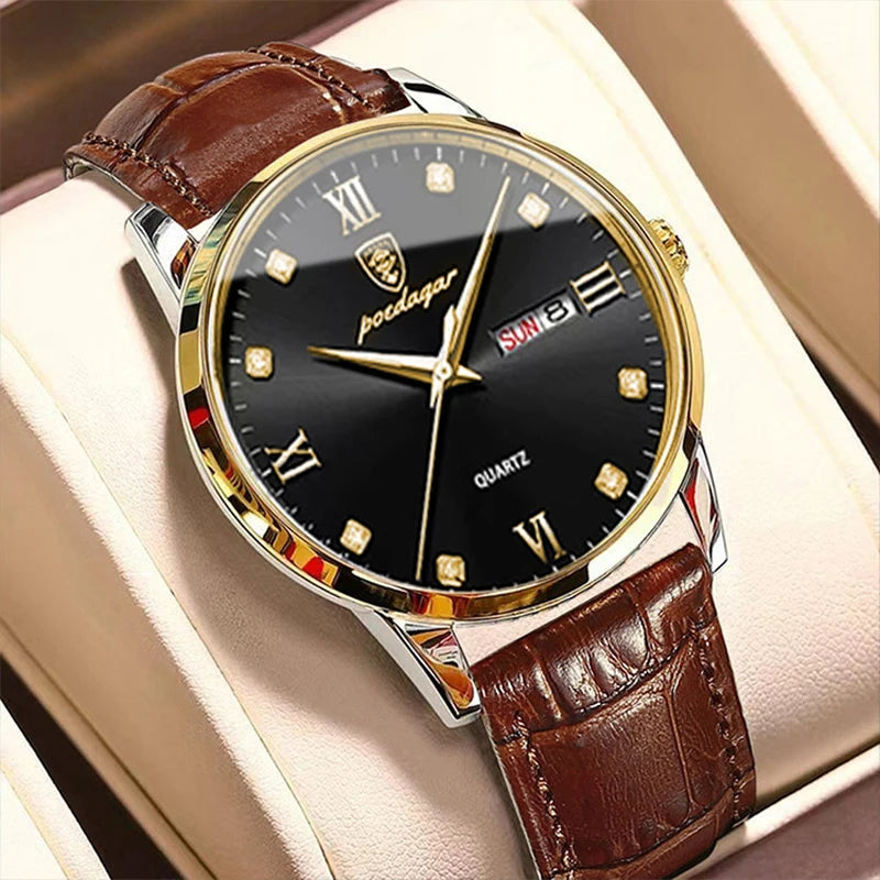 POEDAGAR Luxury Brand Men's Sports Watches Fashion Casual Quartz Watch Men Military Wrist Watch Male Clock Relogio Masculino