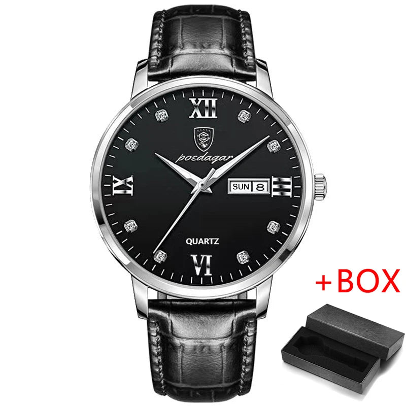 POEDAGAR Luxury Brand Men's Sports Watches Fashion Casual Quartz Watch Men Military Wrist Watch Male Clock Relogio Masculino